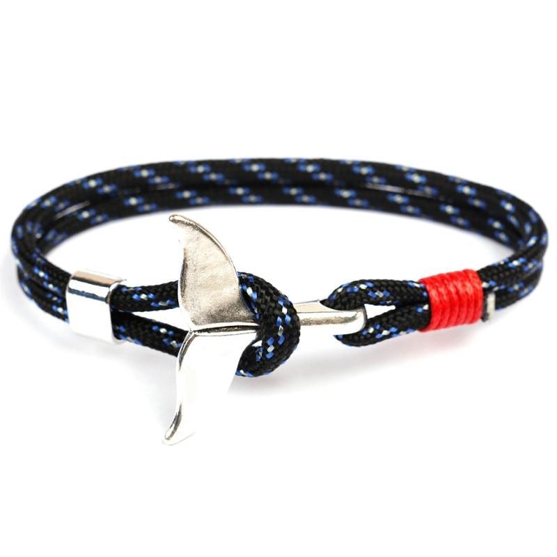 Pulsera de Cola de Ballena de Moda para Hombres y Mujeres
