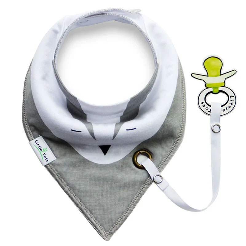 Bavoirs super absorbants pour bébé avec corde anti-chute