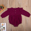 Ensemble Combinaison à Manches Longues en Papillon pour Filles Tout-Petits