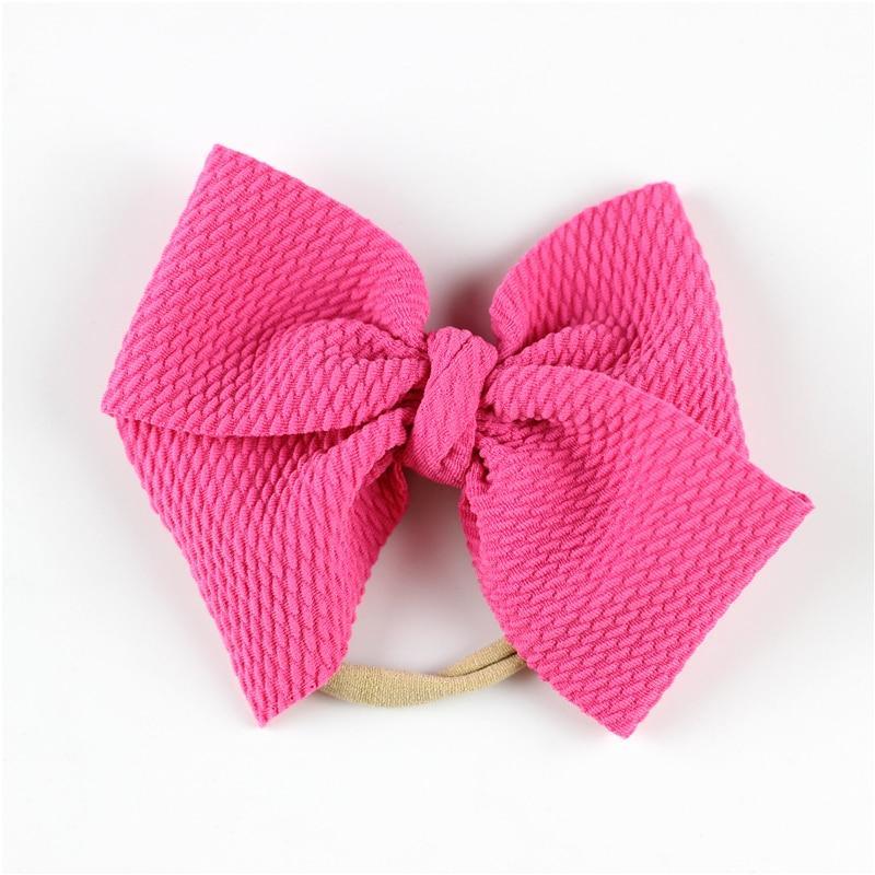 Bandeau Stylé pour Filles Bébé avec Grand Nœud