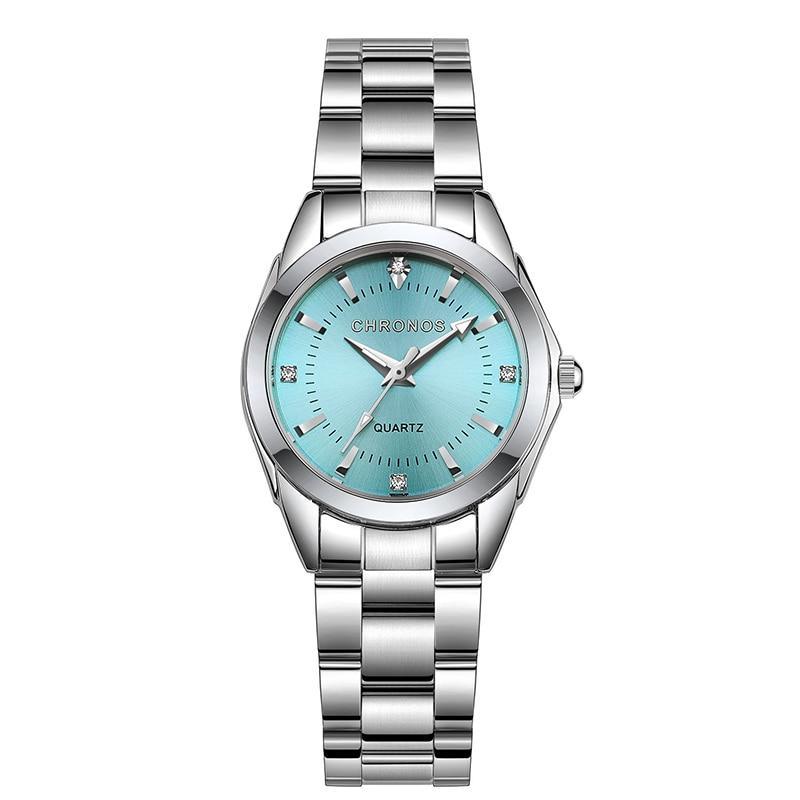 Montre à Quartz en Rhinestones de Luxe STEVVEX pour Femmes