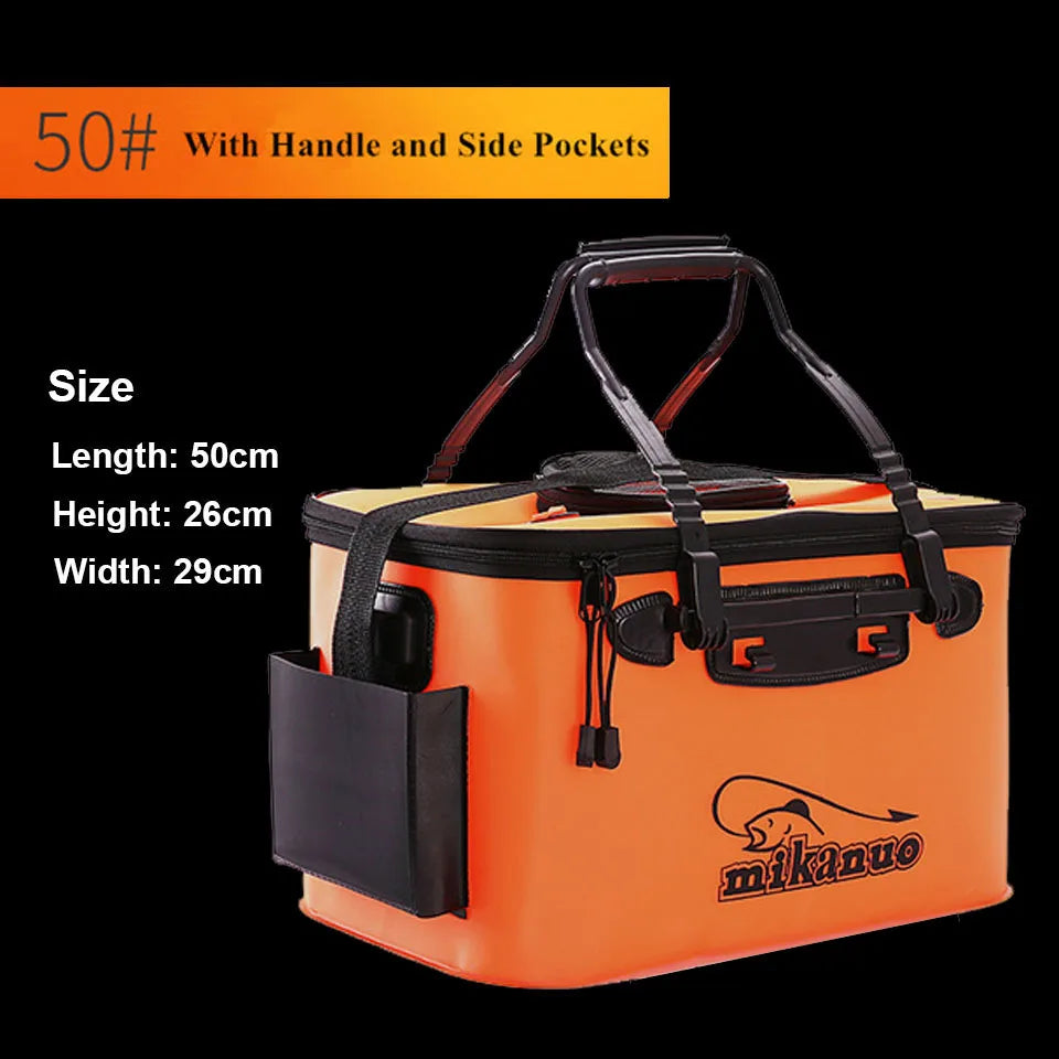 Portable EVA Fishing Bag - Collapsible Fishing Bucket