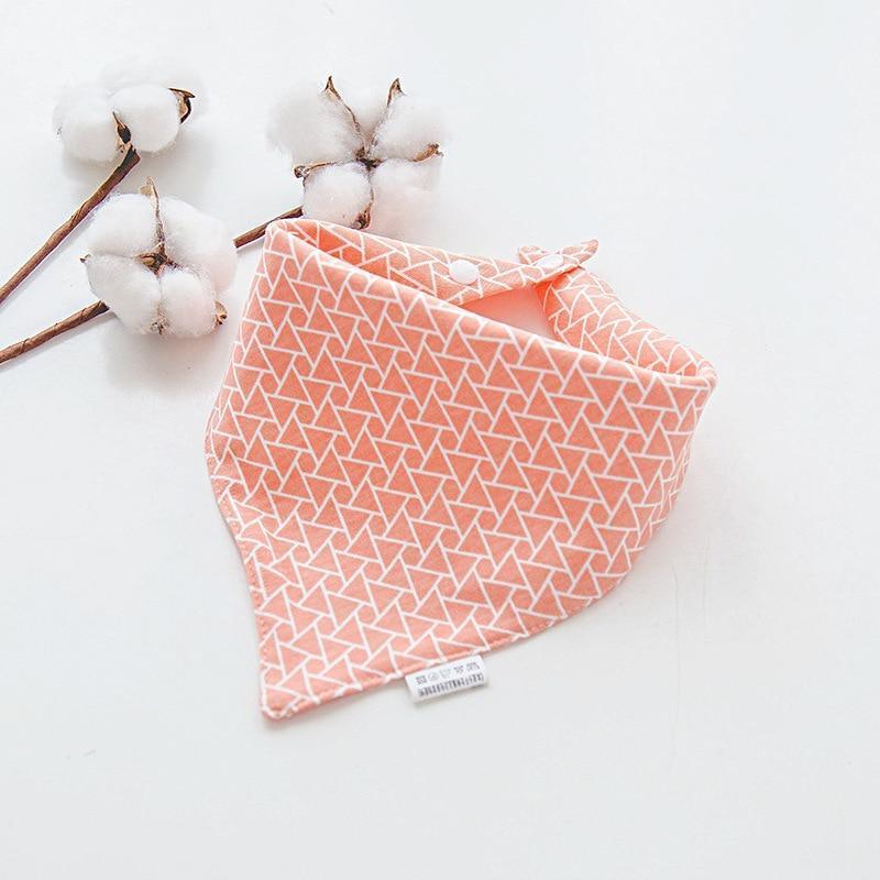 Adjustable Cotton Cartoon Bandana Bibs for Babies