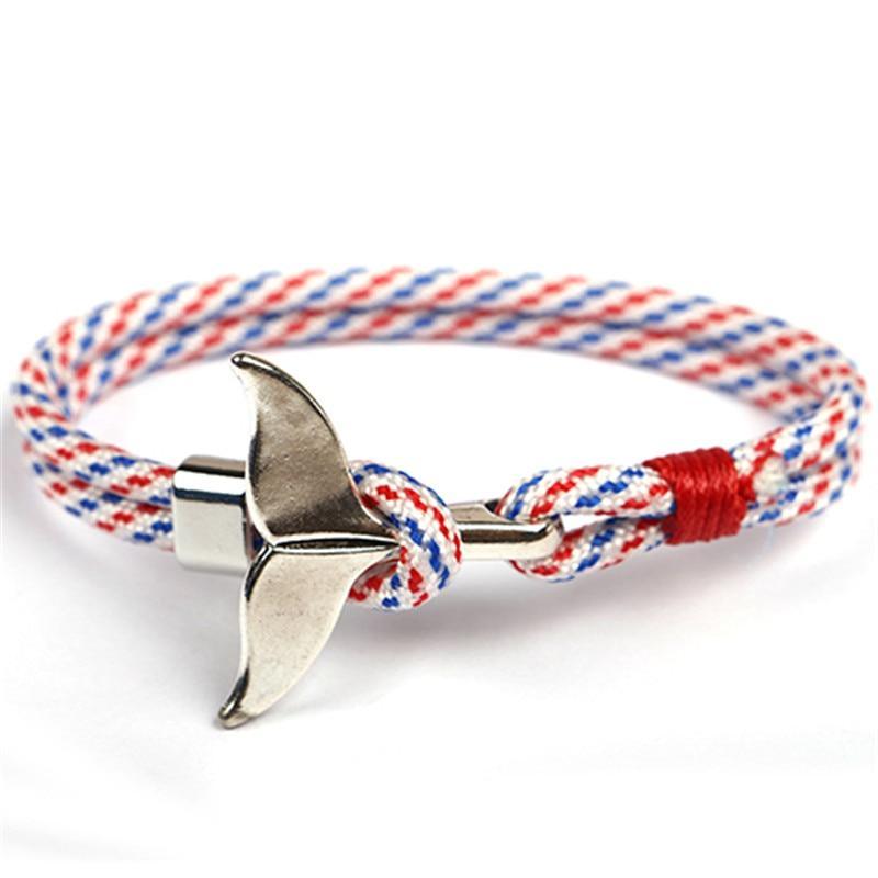 Pulsera de Cola de Ballena de Moda para Hombres y Mujeres