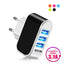 Triple USB Wall Charger - 5V 2A Power Adapter for Fast Charging Devices - Korvel