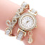 Montre à Quartz en Rhinestones de Luxe pour Femmes