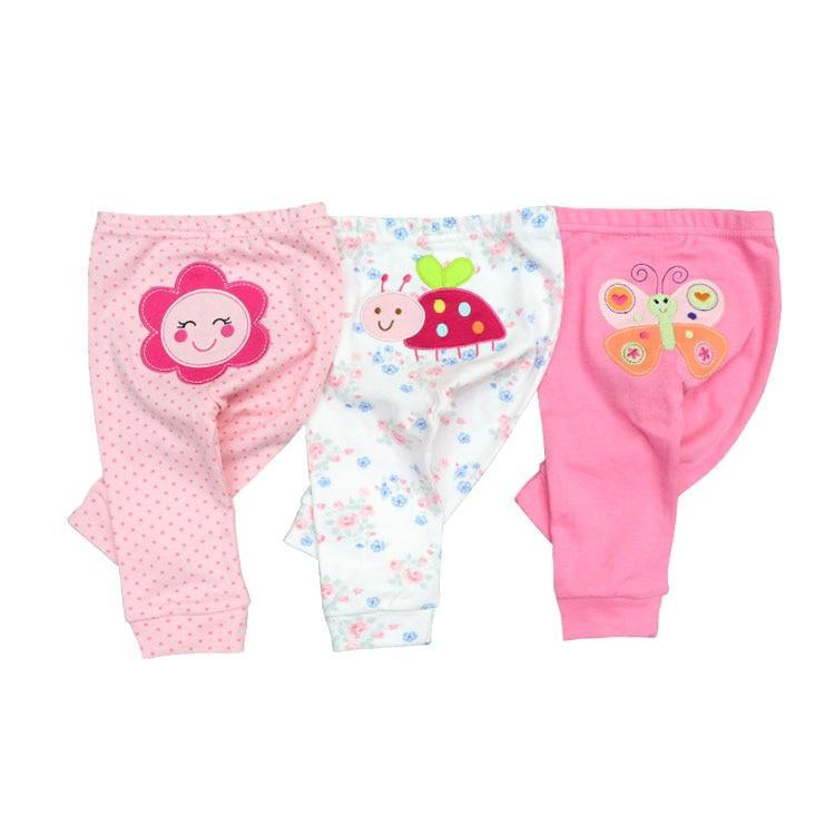 Ensemble de Pantalons pour Bébé 3/4PCS Premium - Leggings en Coton Doux