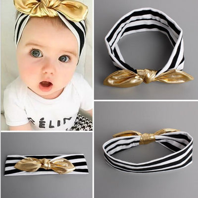Stylish Baby Girl Headband with Bow for Toddlers