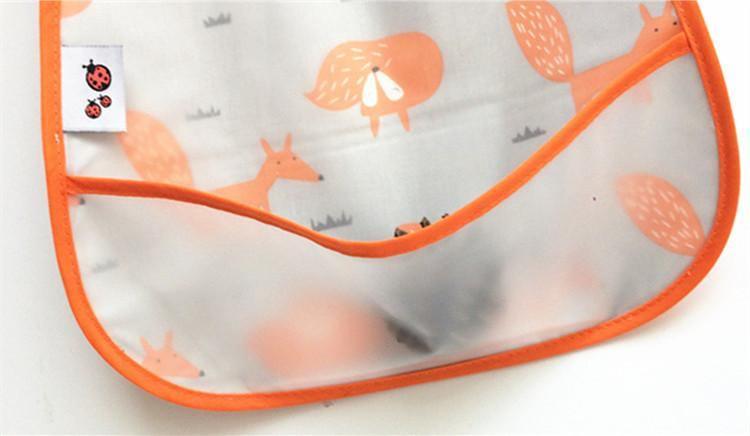 Bavoirs en Cartoon Ajustables pour Bébé - Tissu Imperméable