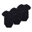 3-Piece Modern Baby Bodysuit Set - Unisex Unicorn Design