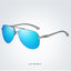 Premium Men's Polarized Pilot Sunglasses with UV400 Protection