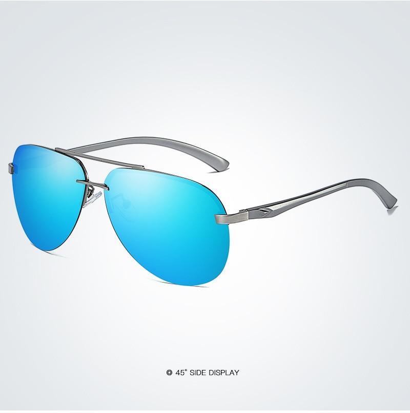 Premium Men's Polarized Pilot Sunglasses with UV400 Protection
