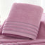 Premium Stripe Cotton Bath Towel Set - 3 Piece Collection