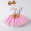 Fluffy Pink Tutu Dress for Baby's First Birthday
