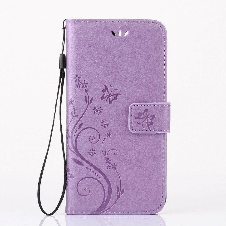 Girls Flip Wallet Case for iPhone 13/12 Mini - Stylish PU Leather