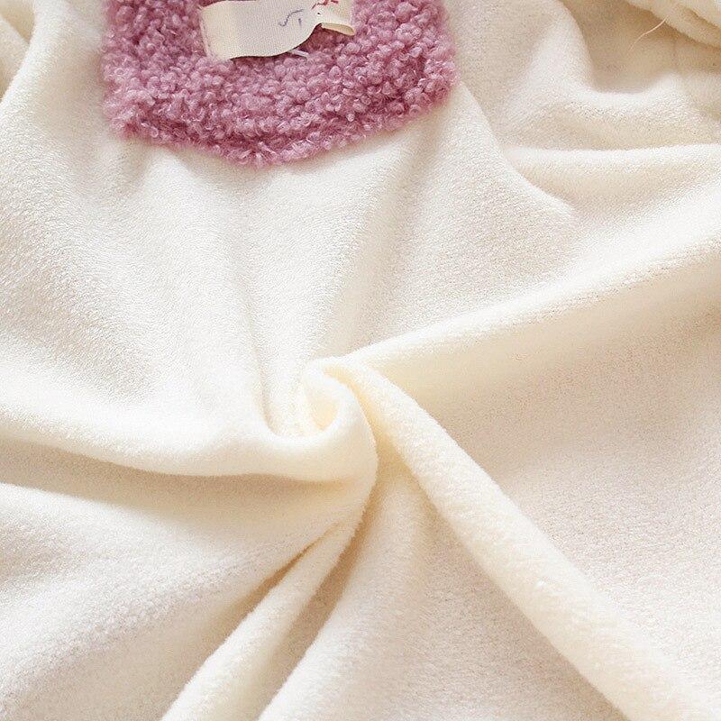 Cozy Velvet Winter Coats for Baby Girls - Heart Print Hoodies - Korvel