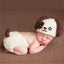 Ensemble de bonnet et pyjama en tricot fait main pour nouveau-nés