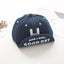 Casquettes de baseball en coton ajustables pour bébés et enfants