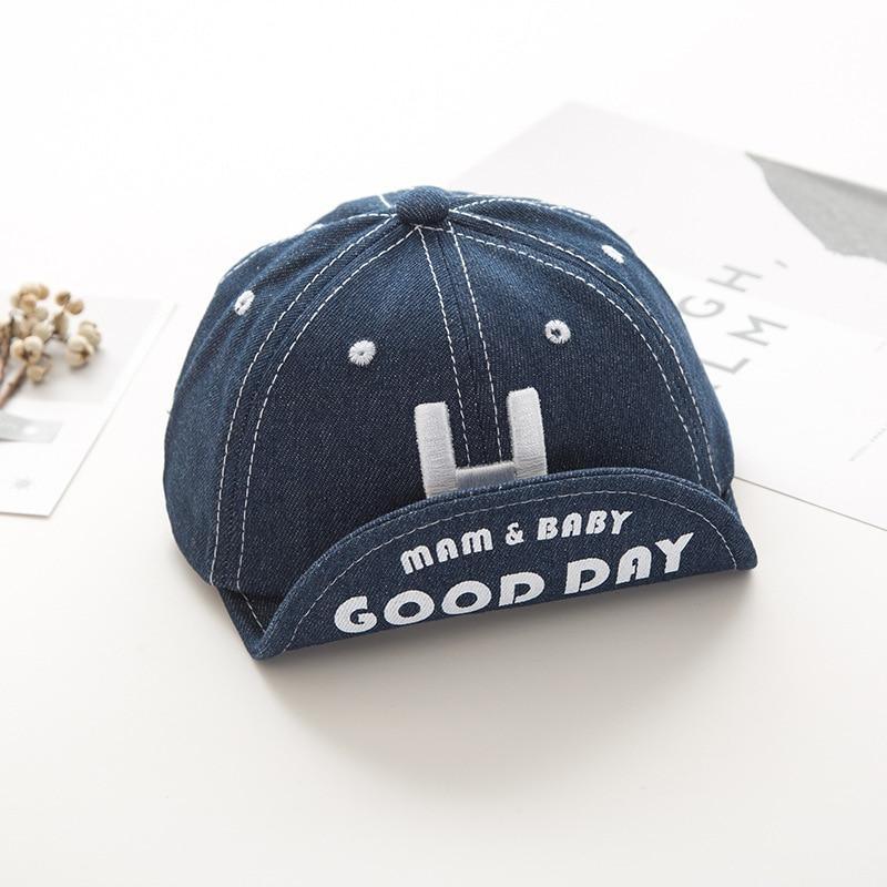 Casquettes de baseball en coton ajustables pour bébés et enfants