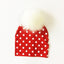 Chapeau de bébé moderne de luxe avec pompon pour l'automne et l'hiver