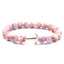 Bracelet en Pierre Naturelle au Design Ancre Élégant pour Hommes et Femmes