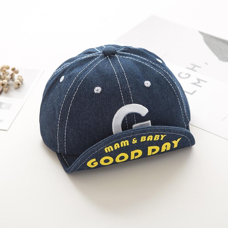 Casquettes de baseball en coton ajustables pour bébés et enfants