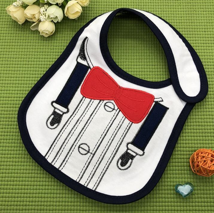 Bibs de bebé de algodón moderno de lujo - Bandana impermeable para infantes
