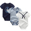 3-Piece Modern Baby Bodysuit Set - Unisex Unicorn Design