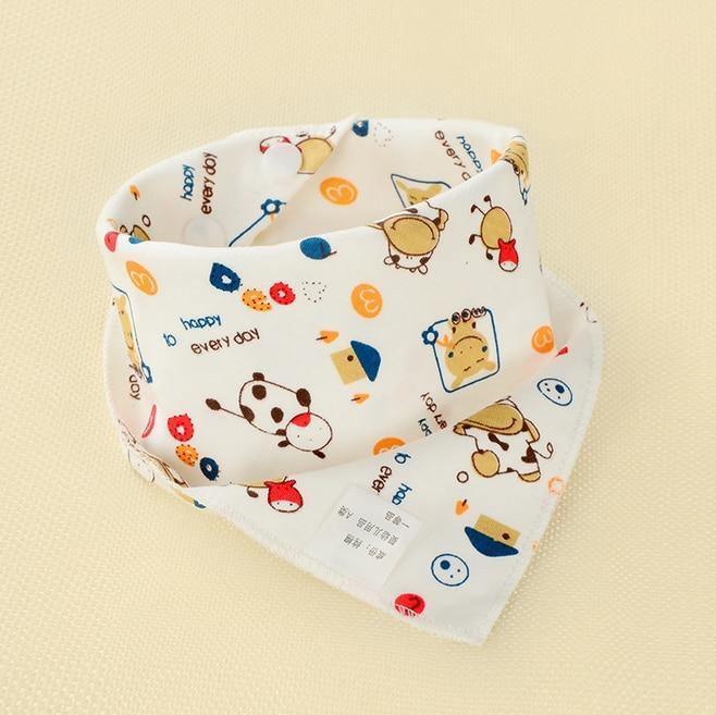 Baberos de Algodón Premium para Bebés - Ajustables y Súper Absorbentes