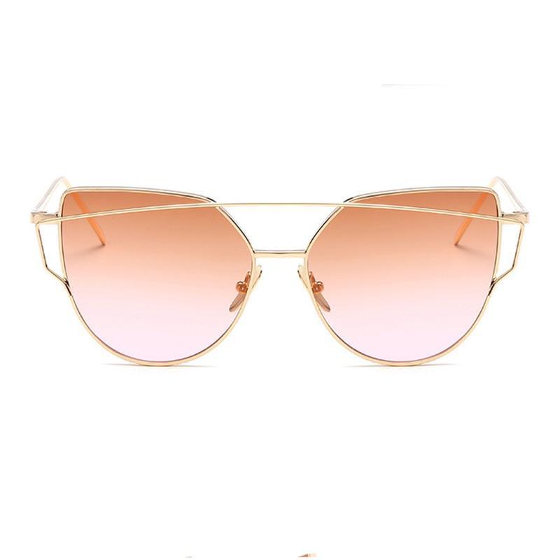 Luxury Vintage Cat Eye Sunglasses with UV400 Protection