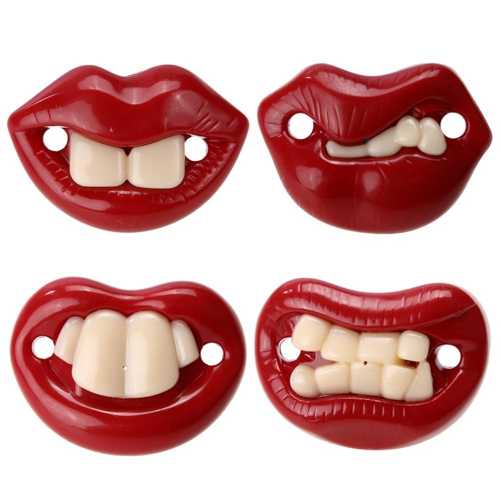 Funny Food Grade Silicone Baby Pacifier for Boys and Girls
