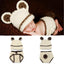 Ensemble de bonnet et pyjama en tricot fait main pour nouveau-nés