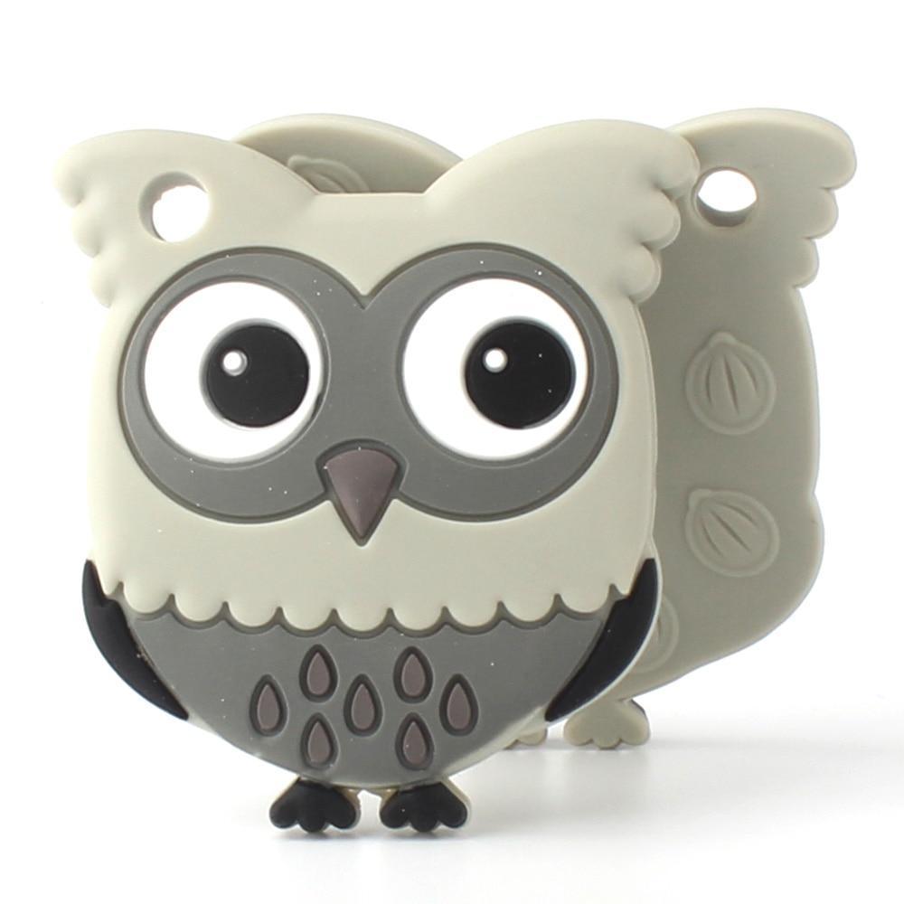 Owl Silicone Teether - Premium Food Grade Baby Toy