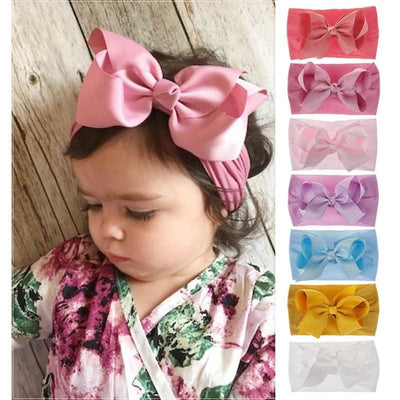 Premium Baby Girls Headbands - Soft Turban Hair Accessories