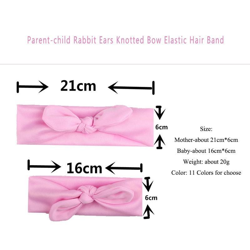 Adorable Parent-Child Rabbit Ear Headbands Set for Kids - Korvel