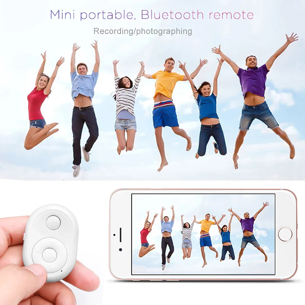Déclencheur de caméra à distance Bluetooth pour iPhone et Android