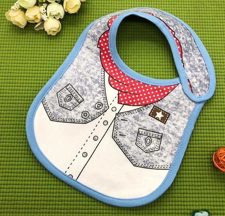 Bibs de bebé de algodón moderno de lujo - Bandana impermeable para infantes