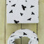 Modern Cartoon Sheep Cotton Hat & Scarf Set for Kids