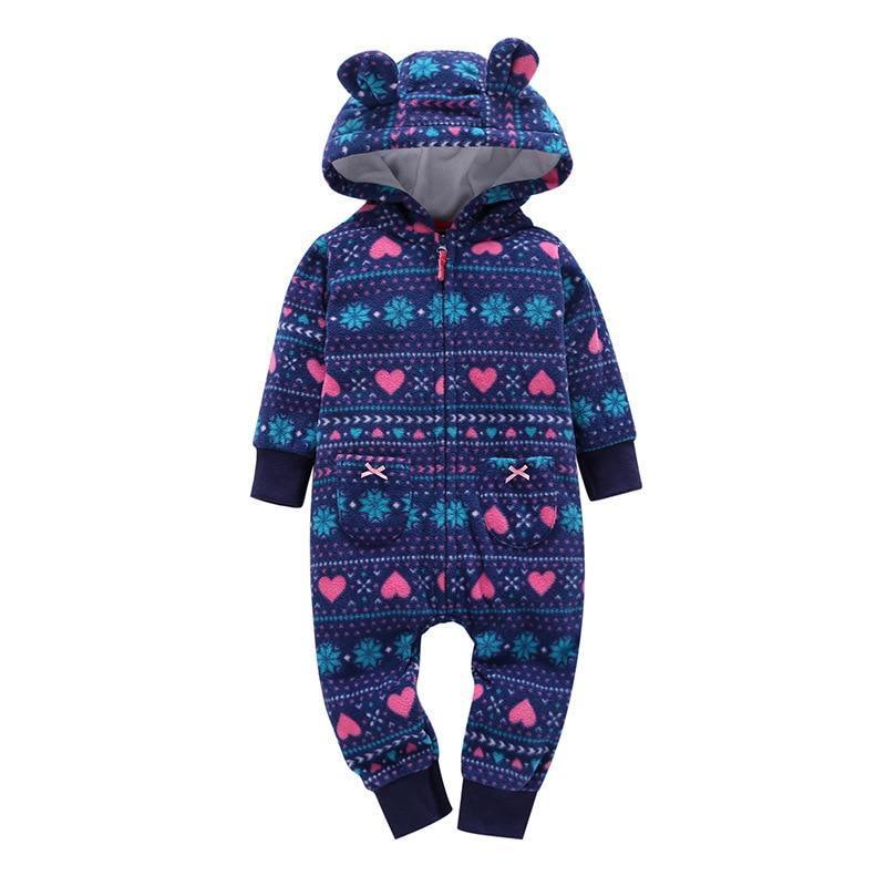 Combinaison en polaire corail douillette pour bébé pour toutes les occasions