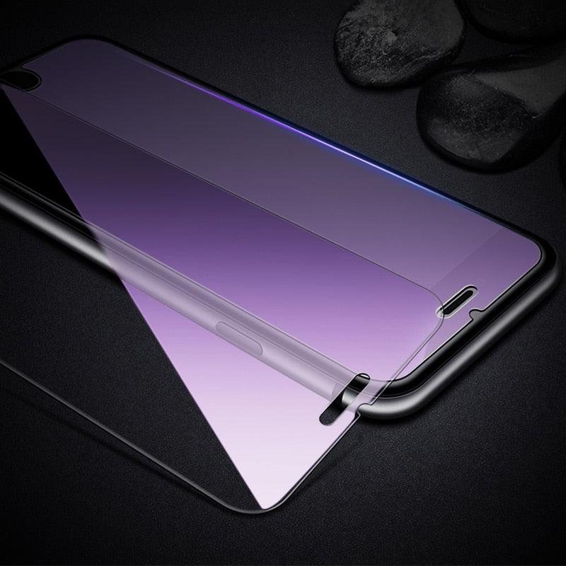 Protector de Pantalla de Vidrio Templado Anti Luz Azul en Paquete de 2 para iPhone