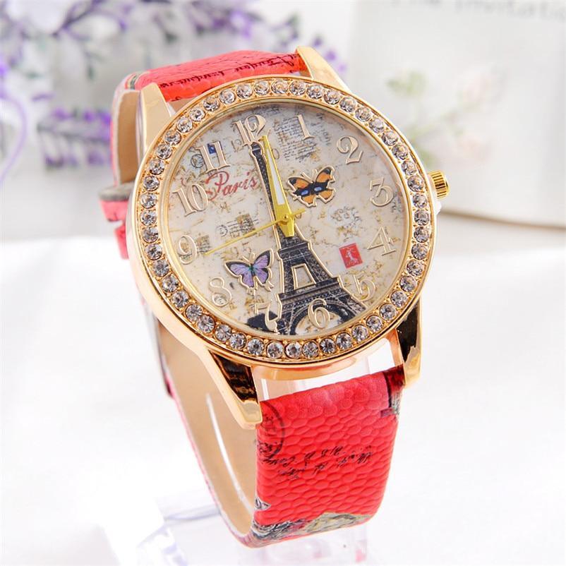 Montre Femme Papillon Style Parisien Élégante