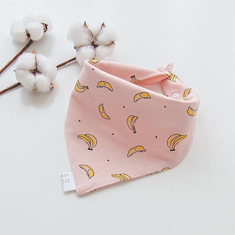 Adjustable Cotton Cartoon Bandana Bibs for Babies