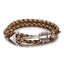 Multilayer Charm Leather Vintage Bronze Arrow Bracelet