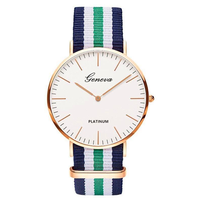 Luxury Unisex Quartz Watch with Elegant Strap Design