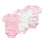 3-Piece Modern Baby Bodysuit Set - Unisex Unicorn Design
