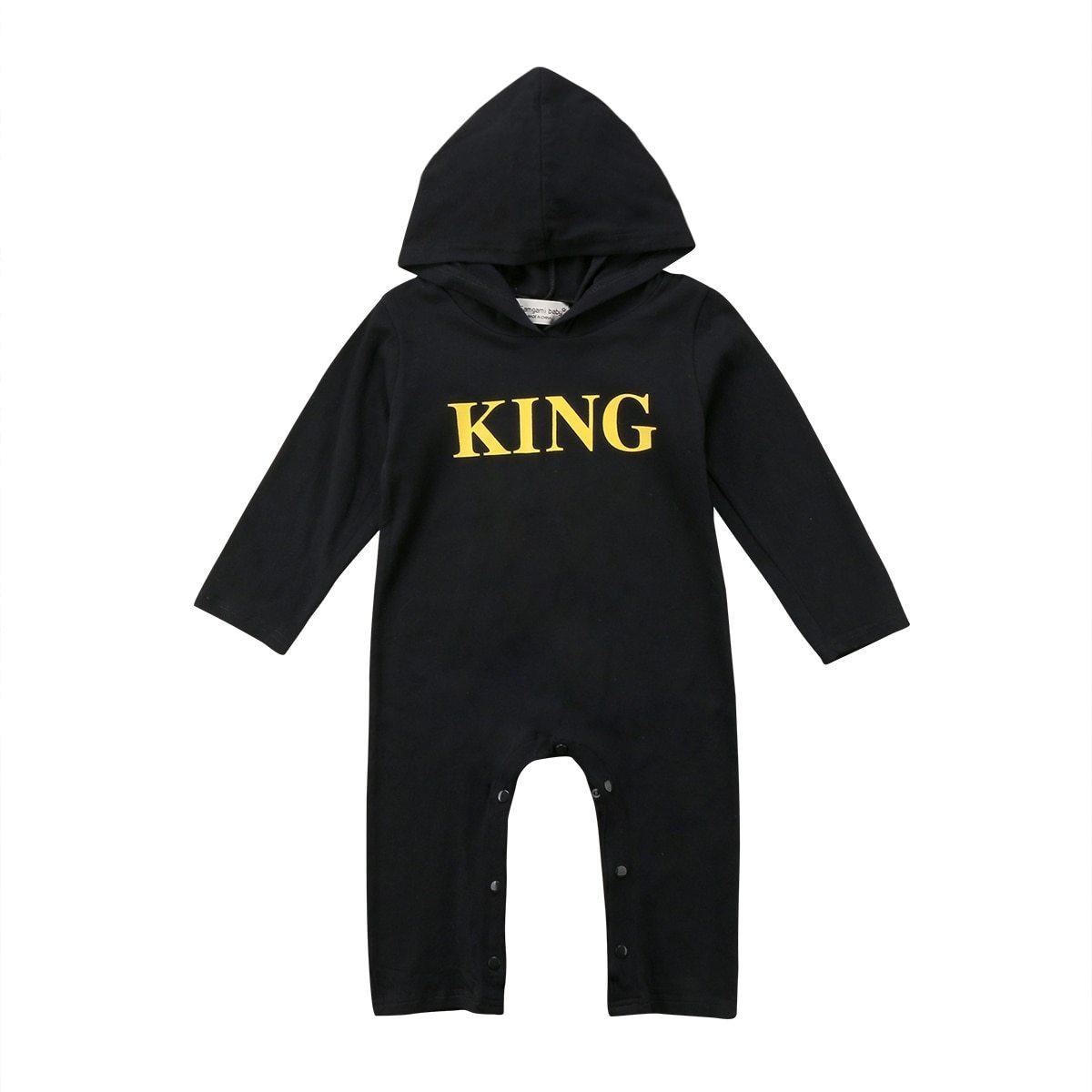 Jumpsuit de Algodón Premium para Bebé Niño con Capucha