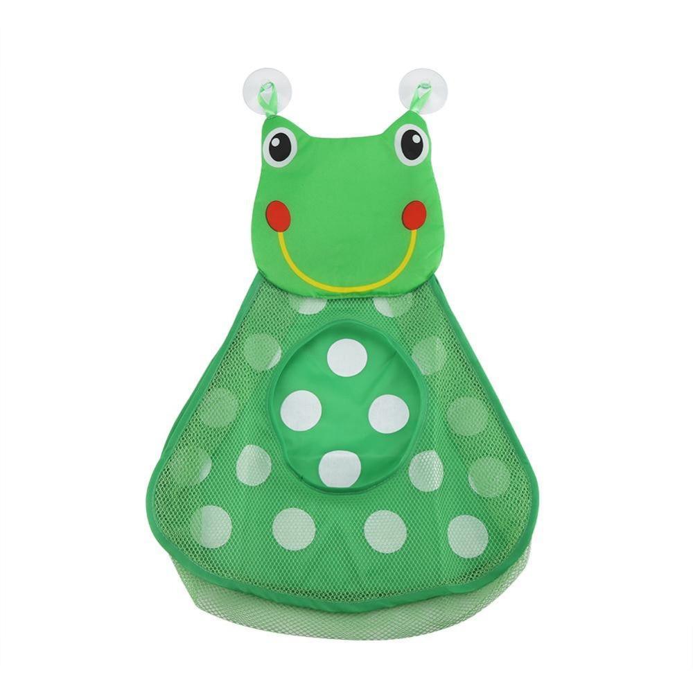 Adorable Duck & Frog Bath Toy Organizer with Suction Cups - Ultimate Storage Solution for Kids - Korvel