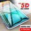 Protector de Pantalla de Vidrio Templado Curvo 5D para iPhone