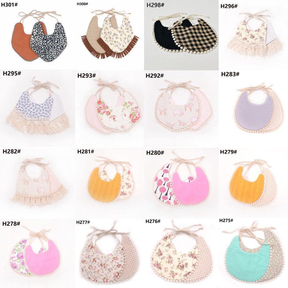 Bavoirs Floraux de Luxe Faits Main - 100 % Coton et Imperméables
