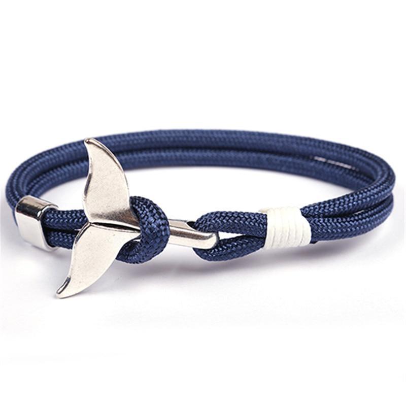 Pulsera de Cola de Ballena de Moda para Hombres y Mujeres